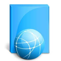 iDisk HDD Blue Icon 256x256 png